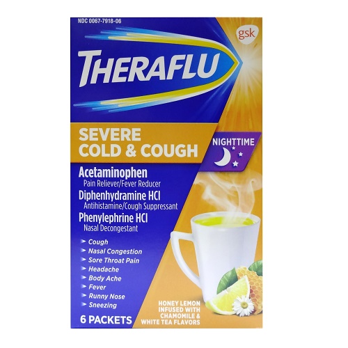 Theraflu Nighttime 6pk Cold & Cough-wholesale Theraflu Nighttime 6pk Cold & Cough-wholesale