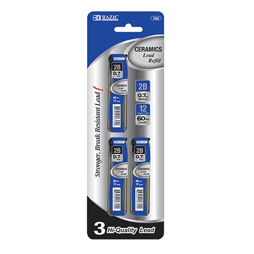 Mechanical Pencil Ceramics Leads 3pk 0.7-wholesale Mechanical Pencil Ceramics Leads 3pk 0.7-wholesale