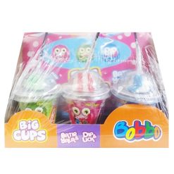 Bobbo Big Cups Sour Candy 39g Asst-wholesale