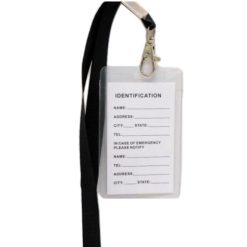 I.D Holder Clear ASST COLOR-wholesale