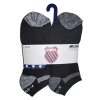 Mens Ankle Socks 6pk 10-13 Black-wholesale Mens Ankle Socks 6pk 10-13 Black-wholesale