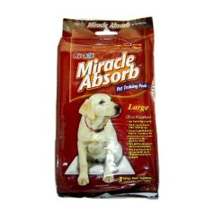 Miracle Absorb Pet Training Pads Lg 3pc-wholesale