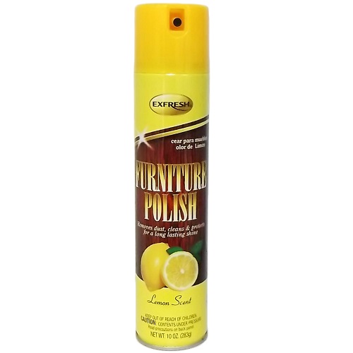 Exfresh Furniture Polish 10oz Lemon-wholesale Exfresh Furniture Polish 10oz Lemon-wholesale