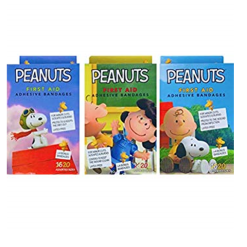 Peanuts First Aid Adhesive Bandages Asst-wholesale
