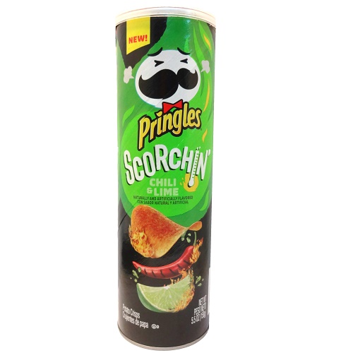 Pringles 5.5oz Scorchin Chili & Lime-wholesale
