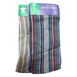 Kitchen Towels 2pk W-Strips Asst-wholesale