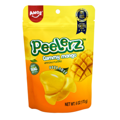 Amos Peelerz Gummy Mango 6oz-wholesale
