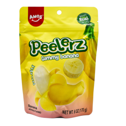 Amos Peelerz Gummy Banana 6oz-wholesale