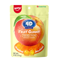 Amos Gummy Peach Burst 4D 6oz-wholesale