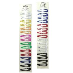 Hair Metal Snaps 16pc Asst Clrs-wholesale