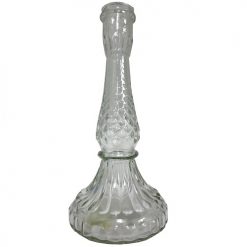 Tall Candle Holder Clear Gass