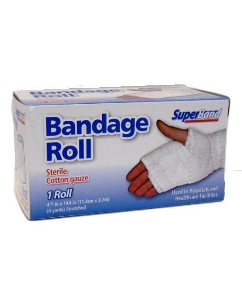 Super Band Bandage Roll 1pk Sterile 4yrd