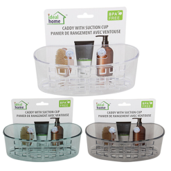 Shower Caddy W-Suction Cup Clear-wholesale