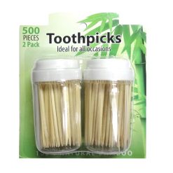 Toothpicks Wooden 2pk 500pc-wholesale