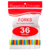 Premium Cultery Forks 36ct White-wholesale
