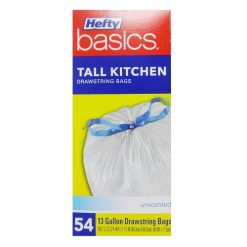 Hefty Kitchen Bags 54ct 13 Gl-wholesale