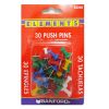 Push Pins 30ct Asst Clrs-wholesale