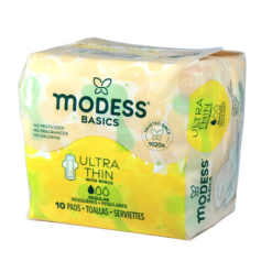 M.B Maxi Pads Ultra Thin 10ct Reg W-Wing-wholesale