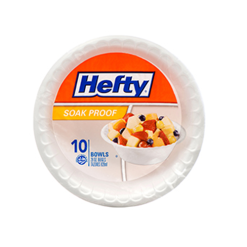 Hefty Bowl Foam 10ct  28oz-wholesale