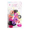 Hair Elastic Ties 40pc Mini  Asst-wholesale