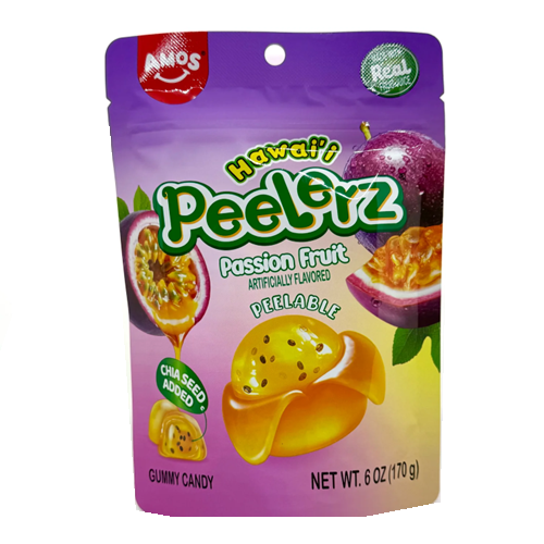 Amos Peelerz Gummy Passion Fruit 6oz-wholesale Amos Peelerz Gummy Passion Fruit 6oz-wholesale