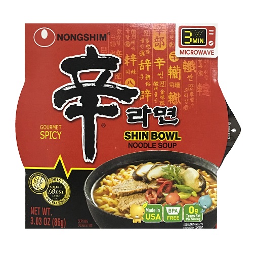 N.S Bowl Noodle Soup Spicy 3.03oz-wholesale