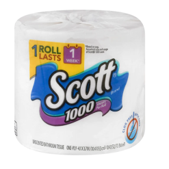 Scott Bath Tissue 1pk 1000 Sheets-wholesale