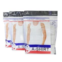 USUSA Mens A-Shirt 3pk Asst Clrs-wholesale