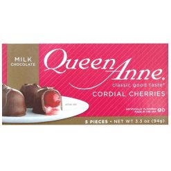 Q.A Cordial Cherries W-Milk Choc 3.3oz-wholesale