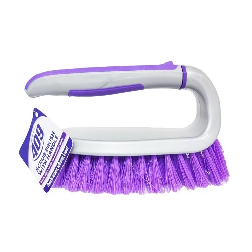 409 Scrub Brush W-Purple Handle-wholesale
