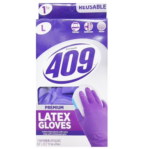 409 Premium Latex Gloves LG 1 Pair-wholesale