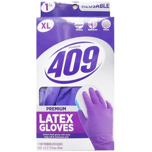 409 Premium Latex Gloves XL 1 Pair-wholesale