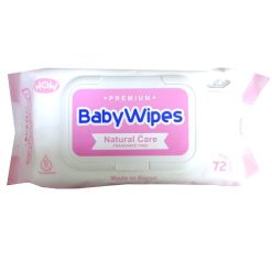 Wow Baby Wipes 72ct Natural Care Pink-wholesale