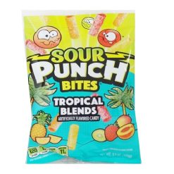 Sour Punch Bites 3.7oz Bag Tropical Blnd-wholesale