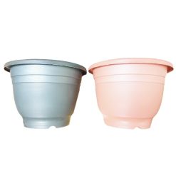 Planter Pot Round XL 12in Asst Clrs-wholesale