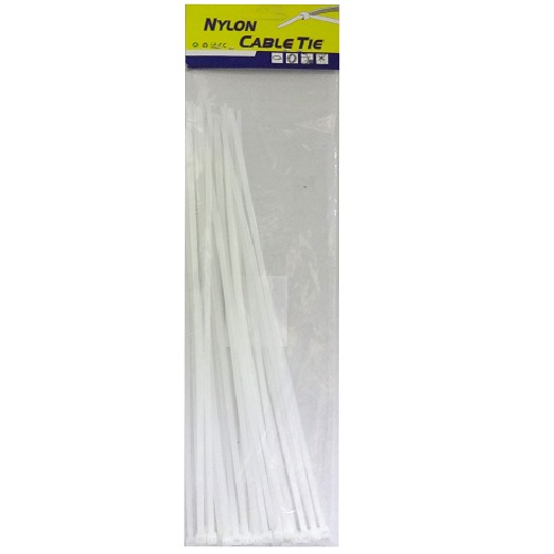 Cable Ties 30ct White-wholesale