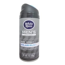 White Rain Mens Body Spray 3oz Solar Rus-wholesale