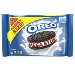 Nabisco Oreo Cookies 17.6oz Mega Stuf-wholesale