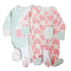 Baby Rib Coverall 6-9M Pink Hearts Asst-wholesale Baby Rib Coverall 6-9M Pink Hearts Asst-wholesale