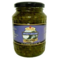 Forrelli  Sweet Relish Pickles 12oz Jar-wholesale