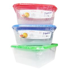 Blue Star Food Container 3pc Square-wholesale