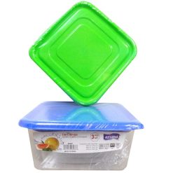 Ariana Food Container 3pc Square-wholesale