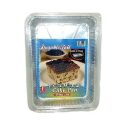 D. Foil Cake Pan W-Lid 1pc-wholesale