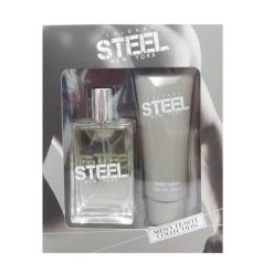 Mens Cologne Set Steel 2.8oz 1.7oz-wholesale