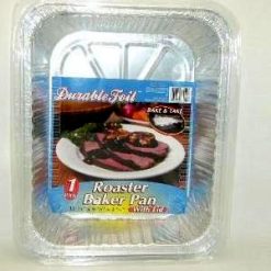 D. Foil Roaster Baker Pan W-Lid 1pc-wholesale