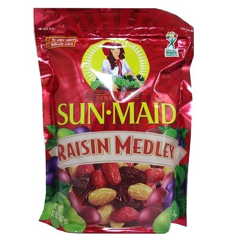 Sun-Maid Raisin Medley 12oz Bag-wholesale Sun-Maid Raisin Medley 12oz Bag-wholesale