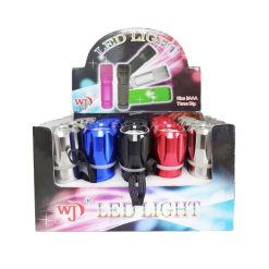 Flashlight 9 LED 4in Asst Clrs-wholesale