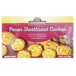 Amber Farms Pecan Shortbread Cookies 14o-wholesale