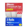 Transparent Tape 3pk ¾ X 500 Clear-wholesale Transparent Tape 3pk ¾ X 500 Clear-wholesale