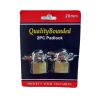 Padlock 20mm Brass Lock 2pk-wholesale